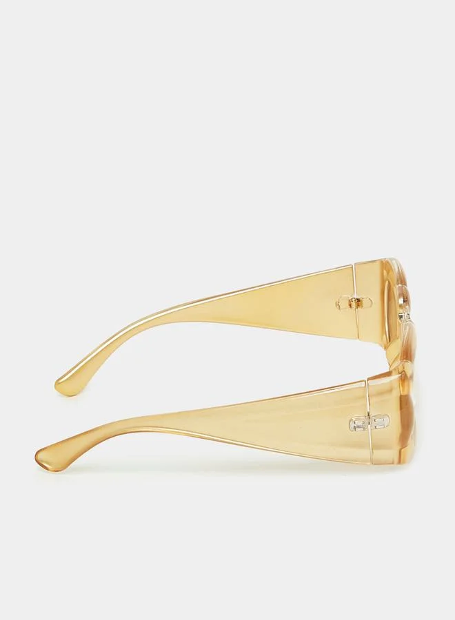 ستايلي Vintage Full Rim Sunglasses with Wide Arm Temple