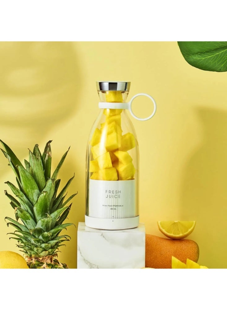 Taalk 350ml Portable Wireless Blender Juicer – Rechargeable Mini Smoothie Maker for Travel, Gym, and Office - Image 3