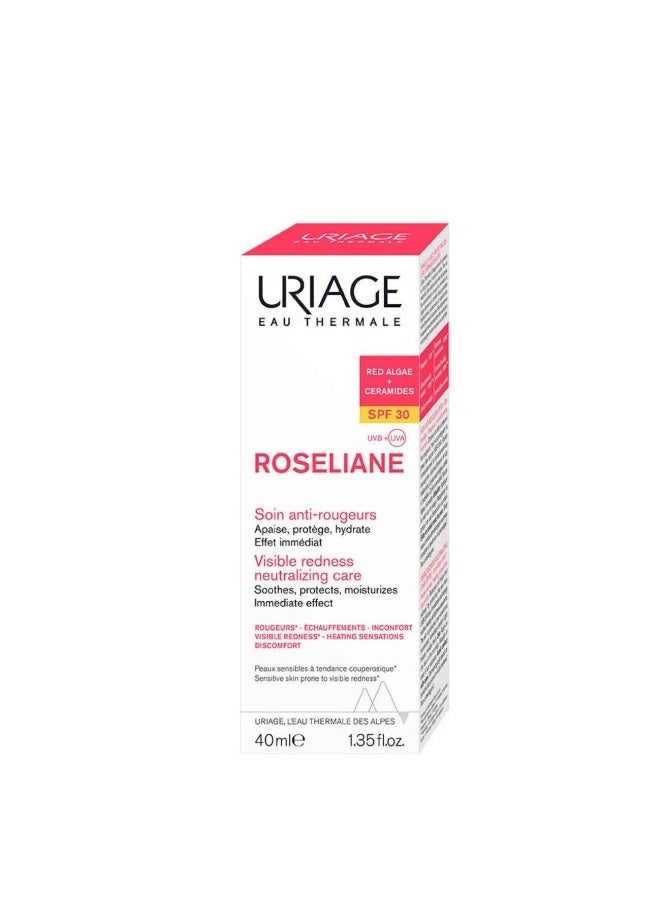 Uriage Roseliane Anti-Redness Cream SPF30 40ml - Image 2