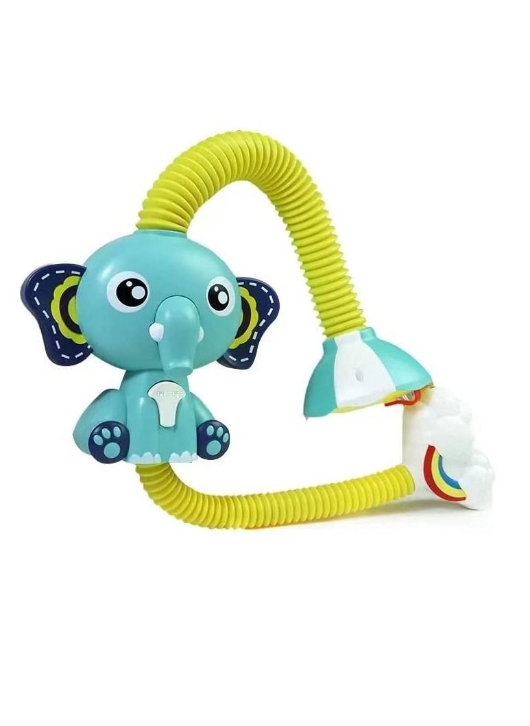 Cool Baby - COOLBABY boy children bath toys bathroom water toys elephant shower head mint green - Image 1