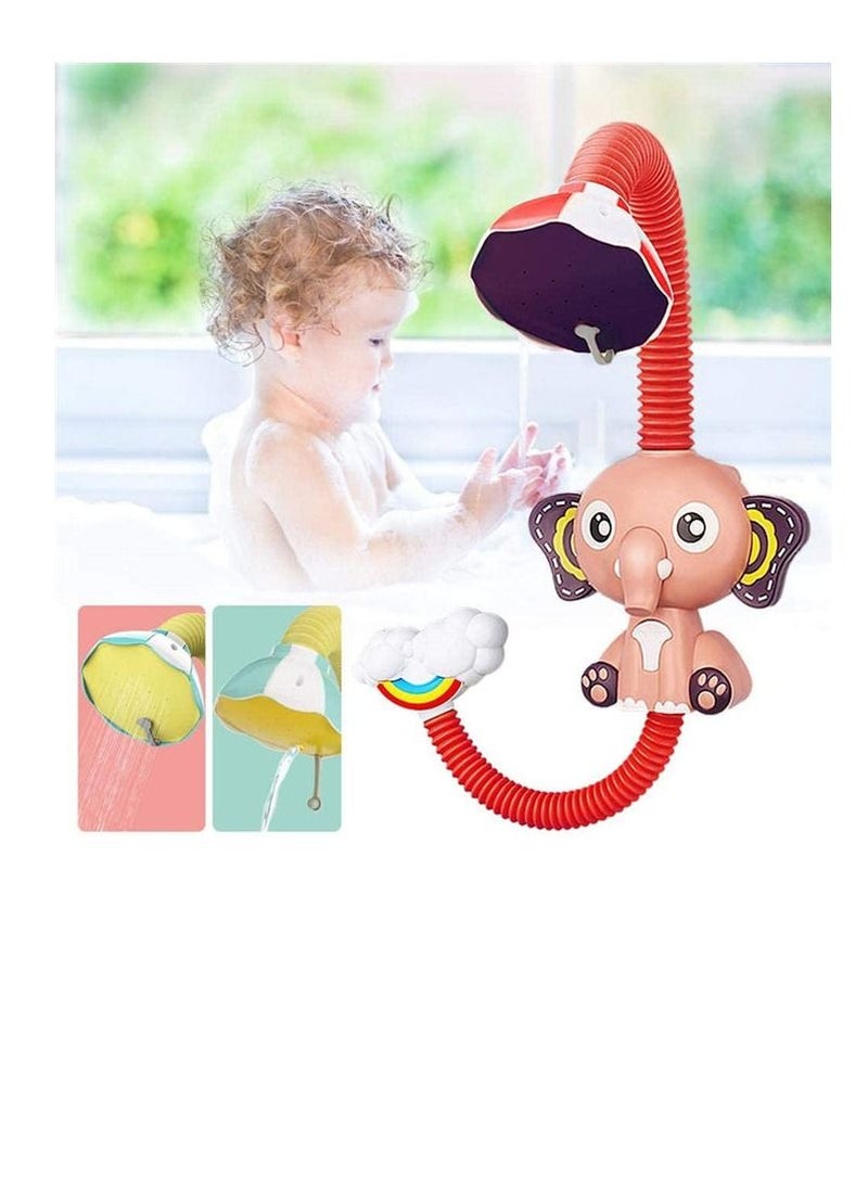 Cool Baby - COOLBABY boy children bath toys bathroom water toys elephant shower head mint green - Image 1