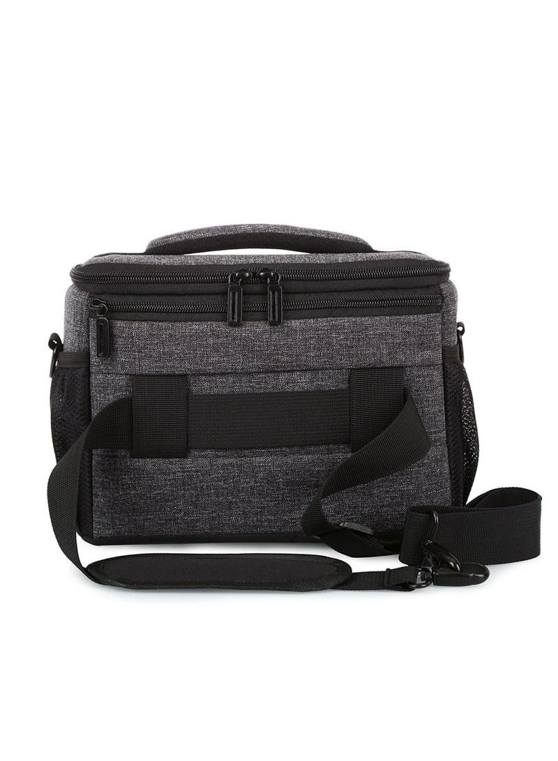 Y&D Polyester DSLR Camera Shoulder Bag Grey - Image 3