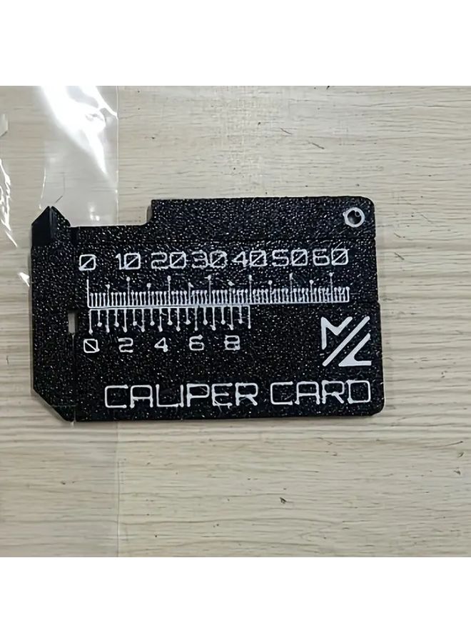 Black High Precision Portable Vernier Caliper Lightweight Scratch Resistant PLA Material - Image 1