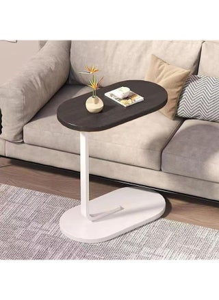 C Shaped Side Table, Coffee Table, End Table Under Sofa Living Room Table Snack Laptop Holder Stable Metal Frame for Bedroom Office Sofa Bed Side Table, Easy to assemble (grey&white) - pzsku/ZF3759B77C44649C06C67Z/45/_/1709621454/891b7b58-943c-4521-b53a-0ed7c5b01bf5