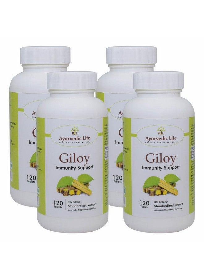 AL Ayurvedic Life Giloy 120 Tablets Pack of 4 - Image 1