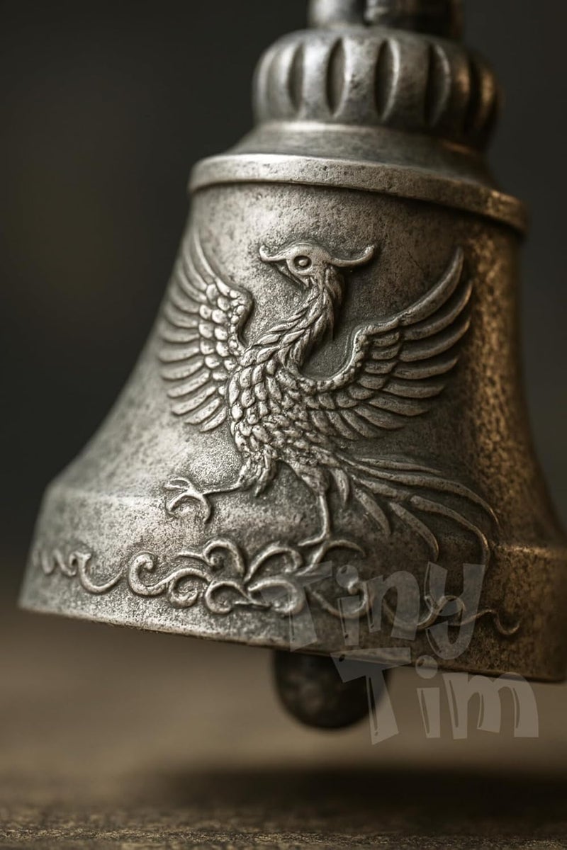 Tiny Tim Store Guardian Bell with Evil Eye Charm – Protective Motorcycle & Car Accessory – Tibetan-Inspired Design – Wards Off Negative Energy – Ideal Gift for Bikers & Travelers - Image 5