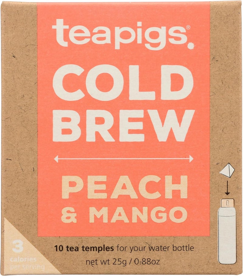 TEAPIGS Peach & Mango Cold Brew Tea - Image 1