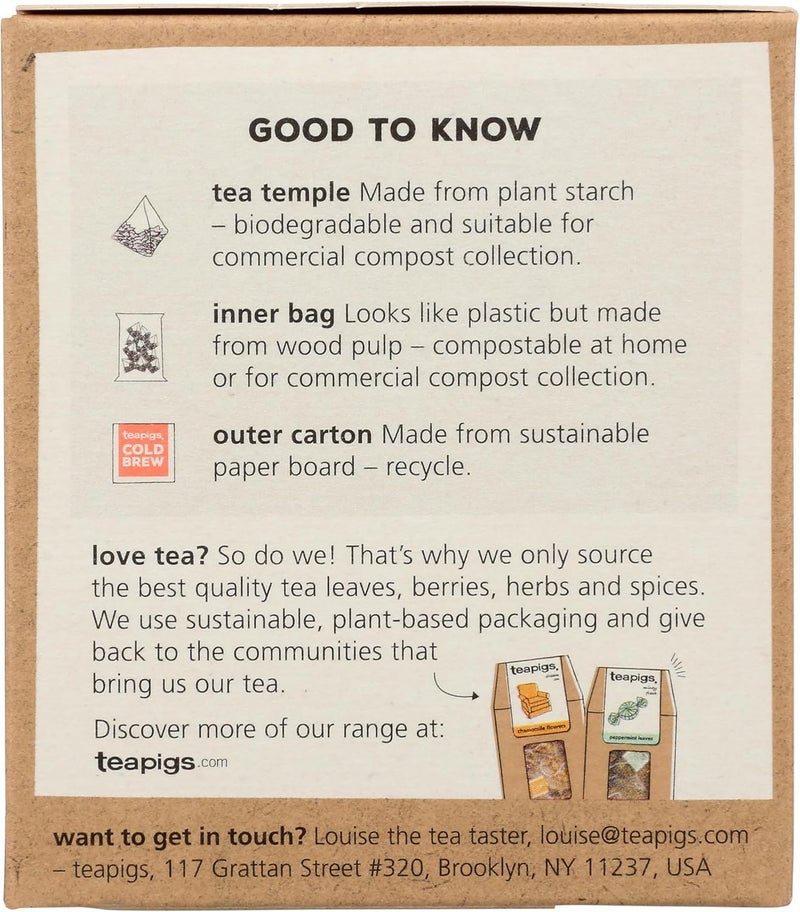 TEAPIGS Peach & Mango Cold Brew Tea - Image 5