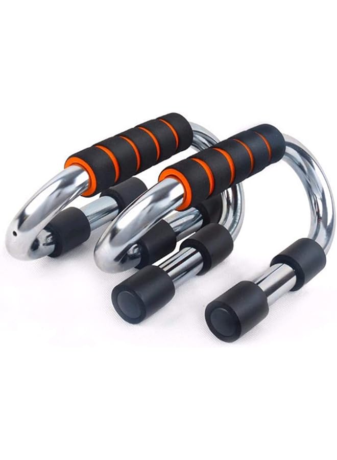 Ylucky Push Up Bars Push up Stands Heavy Duty Steel Handles with Cushioned Foam Grips Nonslip Base for Push Up Strength Training Home Gym Fitness - Image 1