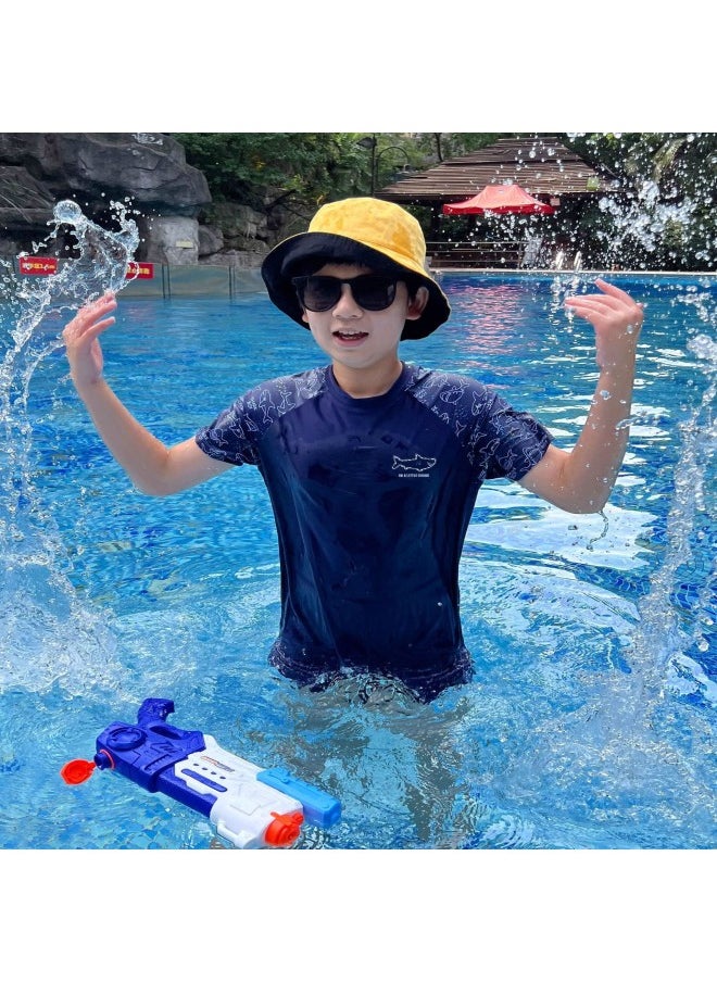 Generic - Chubby Boys Swimsuit Boys' Plus Size Split Teenager Chubby Boys Children Swimsuit Set-Color:23005 Fat Children Shark (including The Same Swimming Cap)-Size:XXXL (suitable For 60.00 Kg-70.00 Kg - Image 1