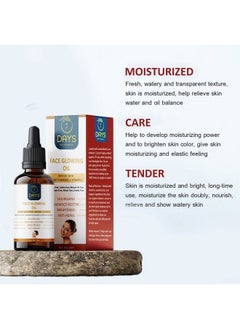 7 Days Face Glowing Oil Skin Clearing Serum Brightening Antiaging Skin Repair Supercharged Face Oil Dark Circle Fine Line & Sun Damage Corrector 30Ml  - Image 5
