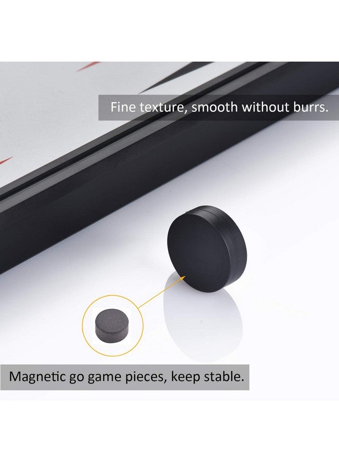 QuadPro Magnetic Backgammon Board Game Set with Folding Board Travel Games for Kids and Adults - Image 4