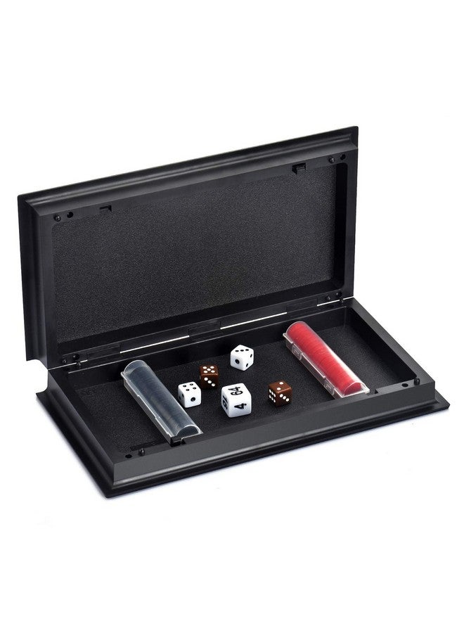 QuadPro Magnetic Backgammon Board Game Set with Folding Board Travel Games for Kids and Adults - Image 3