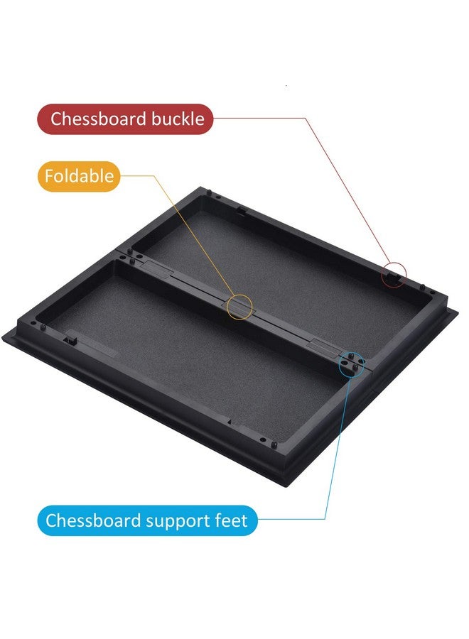 QuadPro Magnetic Backgammon Board Game Set with Folding Board Travel Games for Kids and Adults - Image 5