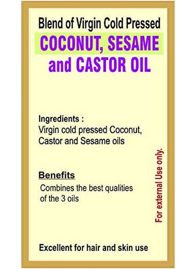 MATRU AYURVEDA Blend Of Coconut Castor And Sesame Oil 200 Ml  - Image 4