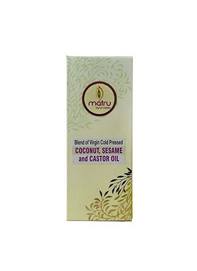 MATRU AYURVEDA Blend Of Coconut Castor And Sesame Oil 200 Ml  - Image 1