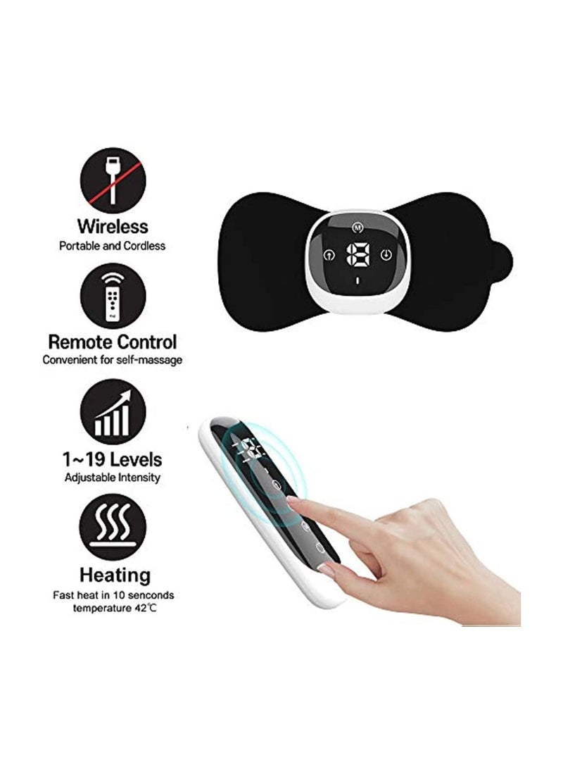 Generic - Wireless TENS Machine for Pain Relief TENS Unit Heated Muscle Stimulator EMS Massage Portable Pain Management Device for Back Knee, Sciatica Arthritis Muscle and Joint Pain Relief - Image 1