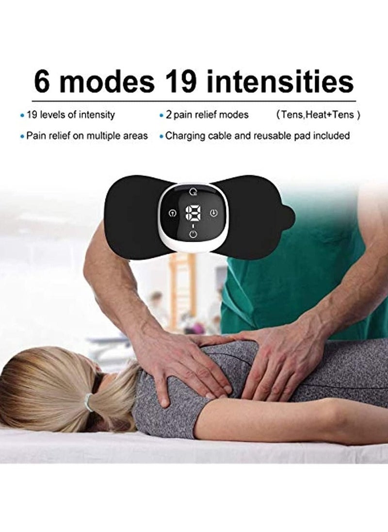 Generic - Wireless TENS Machine for Pain Relief TENS Unit Heated Muscle Stimulator EMS Massage Portable Pain Management Device for Back Knee, Sciatica Arthritis Muscle and Joint Pain Relief - Image 1