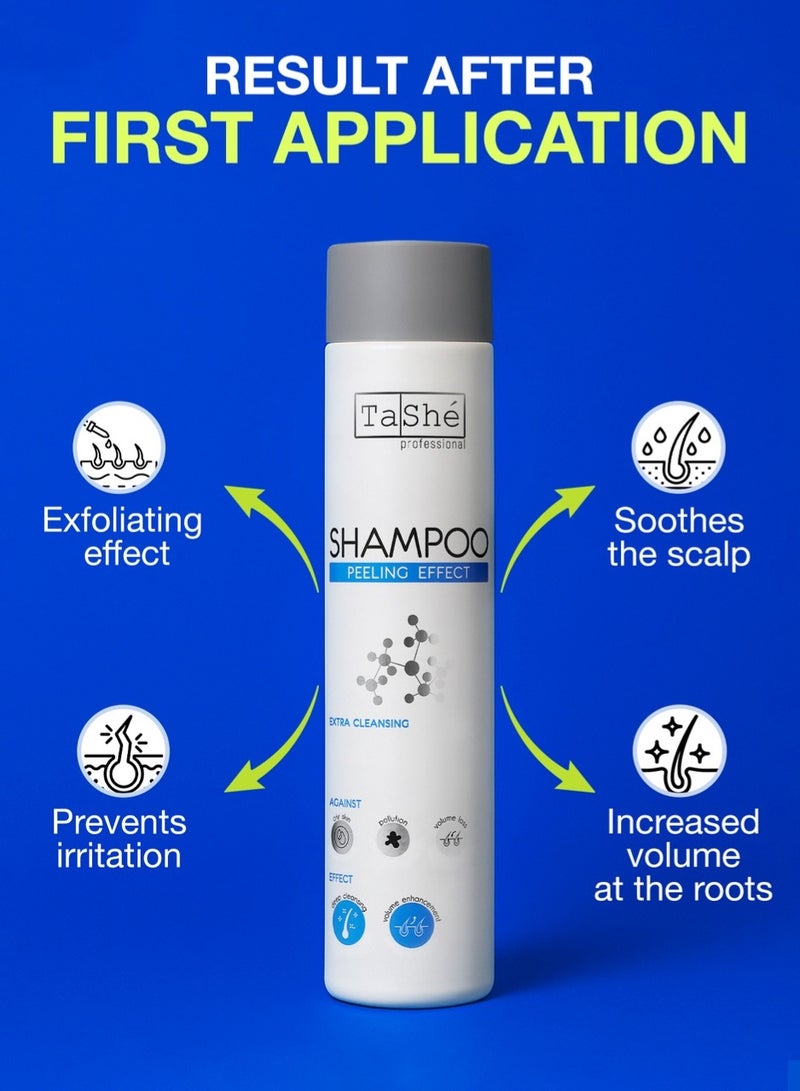 تاش شامبو ديتوكس للقشرة – لتنقية فروة الرأس وزيادة الكثافة، خالٍ من الكبريتات، 300 مل - Image 2