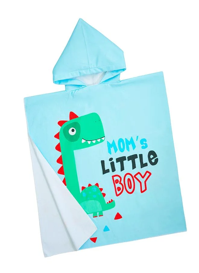 بيبي كلو Dino Print Hooded Beach Poncho for Boys