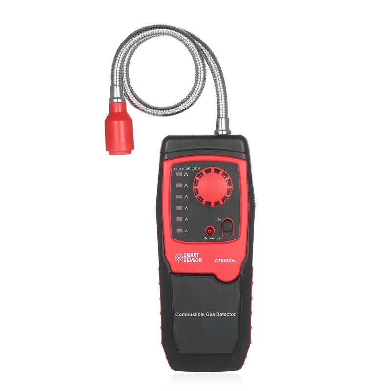 Portable Propane Methane and Natural Gas Leak Detector Combustible Gas Tester Meter Sniffer with Sound Light Alarm Sensitive Adjustable - Image 1