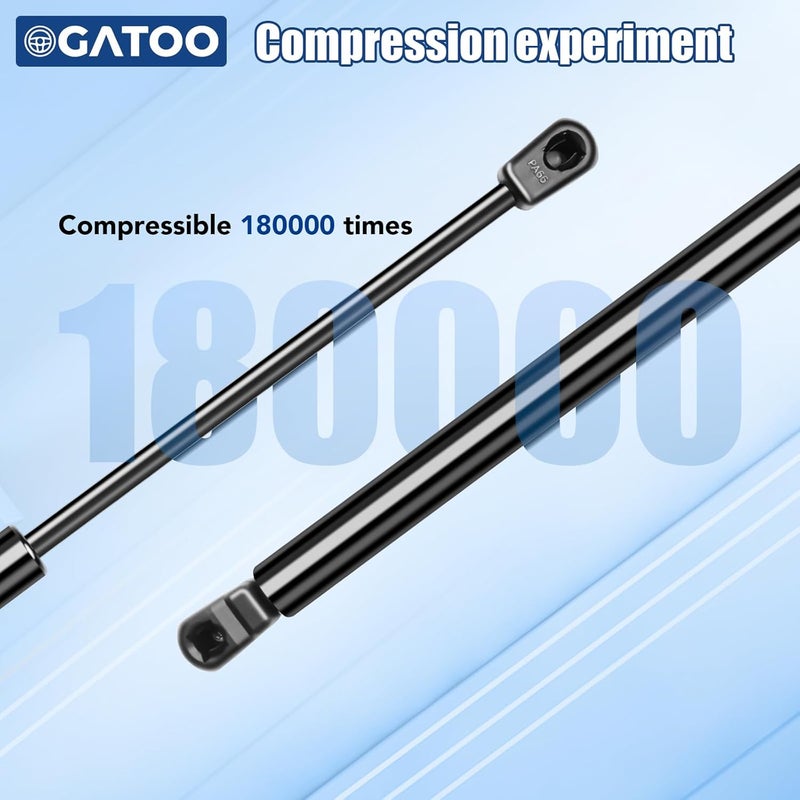 OGATOO دعامات رفع غطاء المحرك الأمامي، دعامات صدمات، نوابض غازية متوافقة مع لكزس GS300 1998 1999 2000 2001 2002 2003 2004 2005، GS400 98-00، GS430 01-05، استبدال 4536 5345039155 95906 (مجموعة من قطعتين) - Image 5