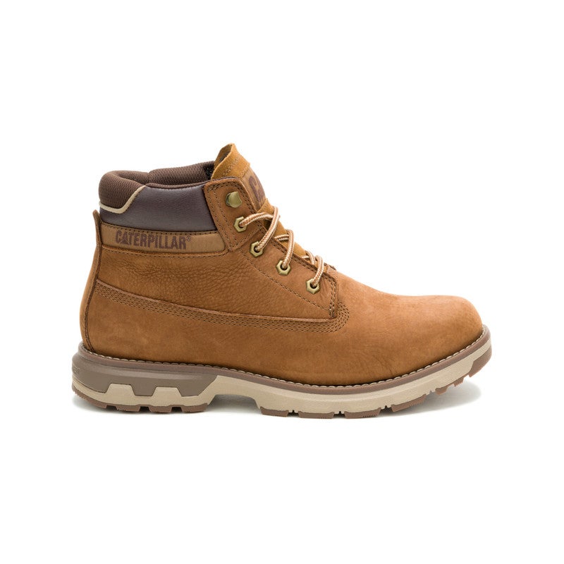 CATERPILLAR CAT Pursue Men’s Boot – Lightweight, Cushioned, Durable Everyday Leather Boot – Bronze Brown - Image 1