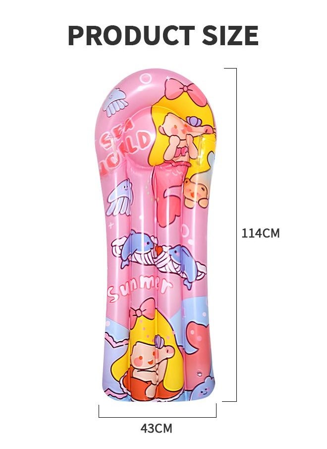 GROIC - Inflatable Boogie Boards with Handles, Inflatable Body Board Slide Boogie Board for Slip Slide, Swimming Pool Floating Water Boards Learn to Swim, Summer Water Fun Pool Float Toy for Kids - Image 1