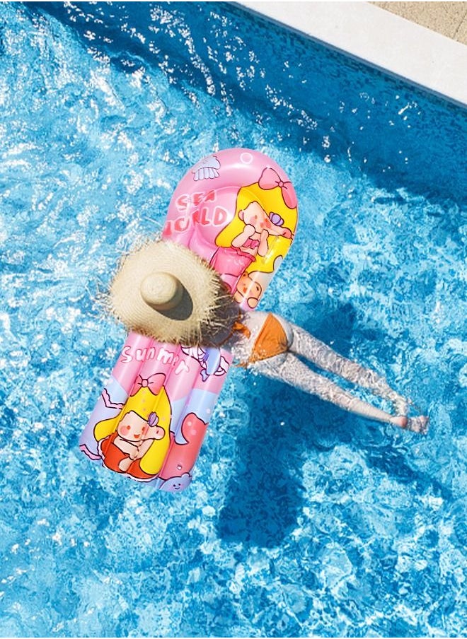 GROIC - Inflatable Boogie Boards with Handles, Inflatable Body Board Slide Boogie Board for Slip Slide, Swimming Pool Floating Water Boards Learn to Swim, Summer Water Fun Pool Float Toy for Kids - Image 1