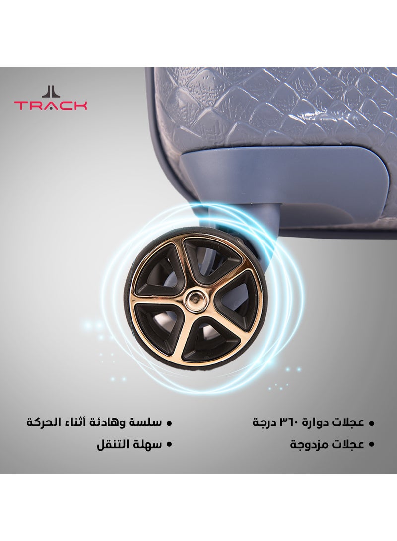 Track Suitcase Set 4 Pieces Size 28/24/20/12 inch 2412/4p - Image 4