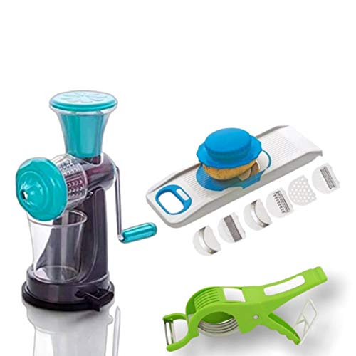 Dev Manual Juicer 6 in 1 Slicer 2 in 1 Peeler 3 in 1 Combo 