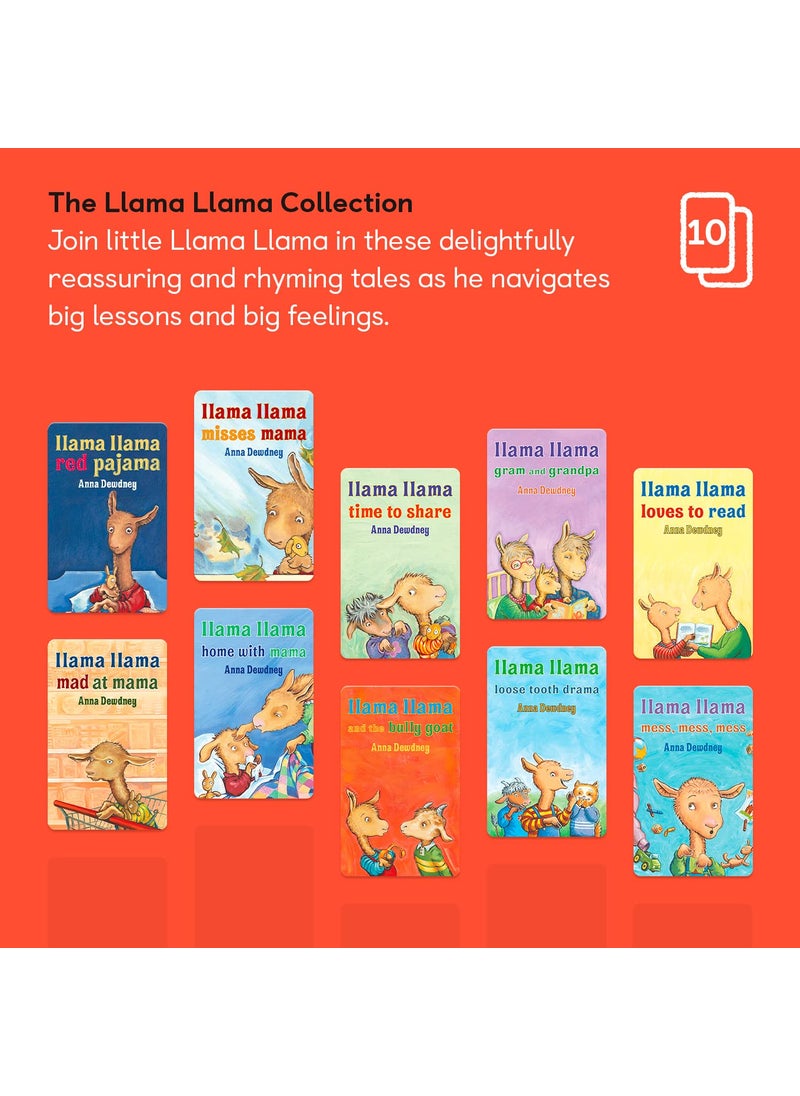 YOTO Yoto The Llama Llama Collection by Anna Dewdney – 10 Kids Audio Cards for Use with Player & Mini All-in-1 Audio Device, Screen-Free Listening with Fun Playtime, Bedtime & Travel Stories, Ages 2+  - Image 2