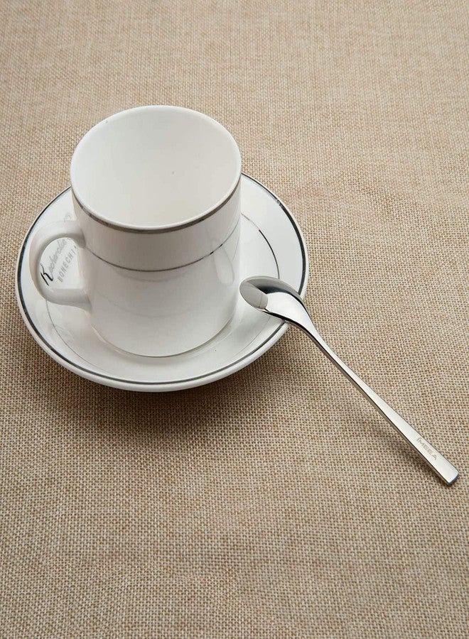IMEEA Espresso Spoons SUS304 Stainless Steel Turkish Tea Spoons 5.5 Inch Demitasse Set of 6 - Image 5