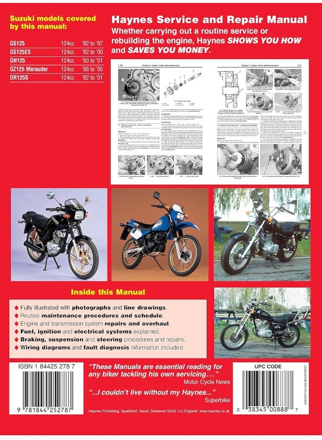 Suzuki GS, GN, GZ & DR125 Singles (82 - 05) - Image 3
