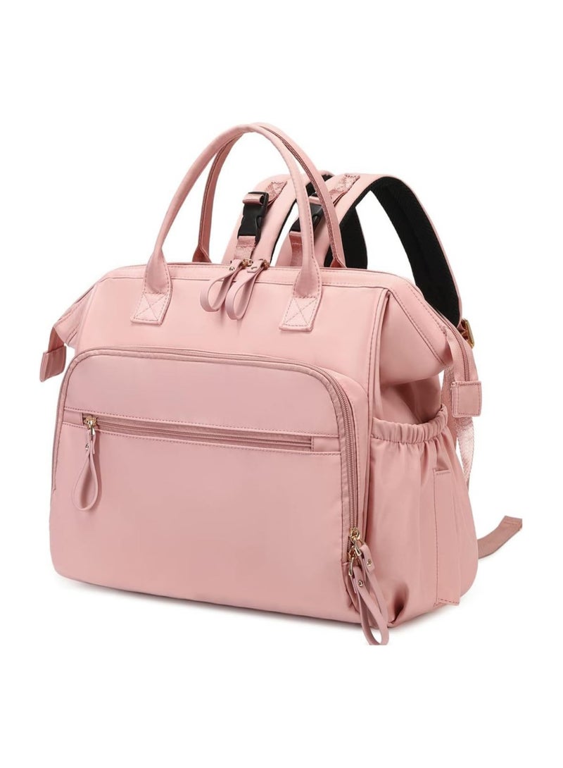 A must-have for mums and babies on the go! Large capacity lightweight nappy tote / backpack with multiple compartments + portable design.