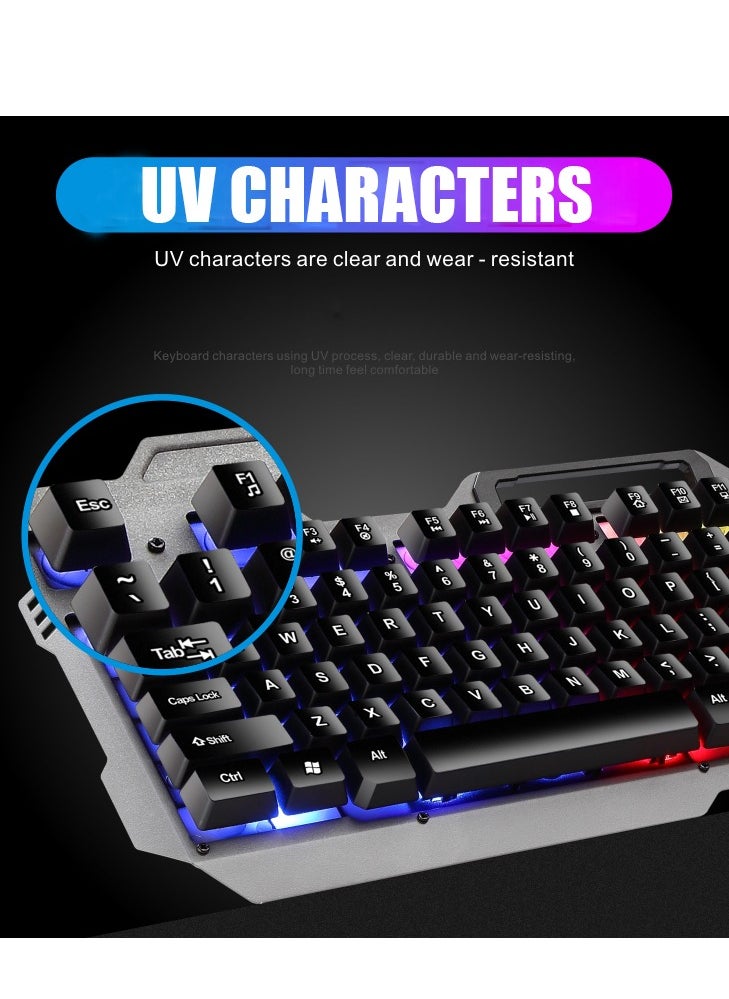 Datazone - Wired Gaming Keyboard with RGB Lighting and Sleek Design - Image 1