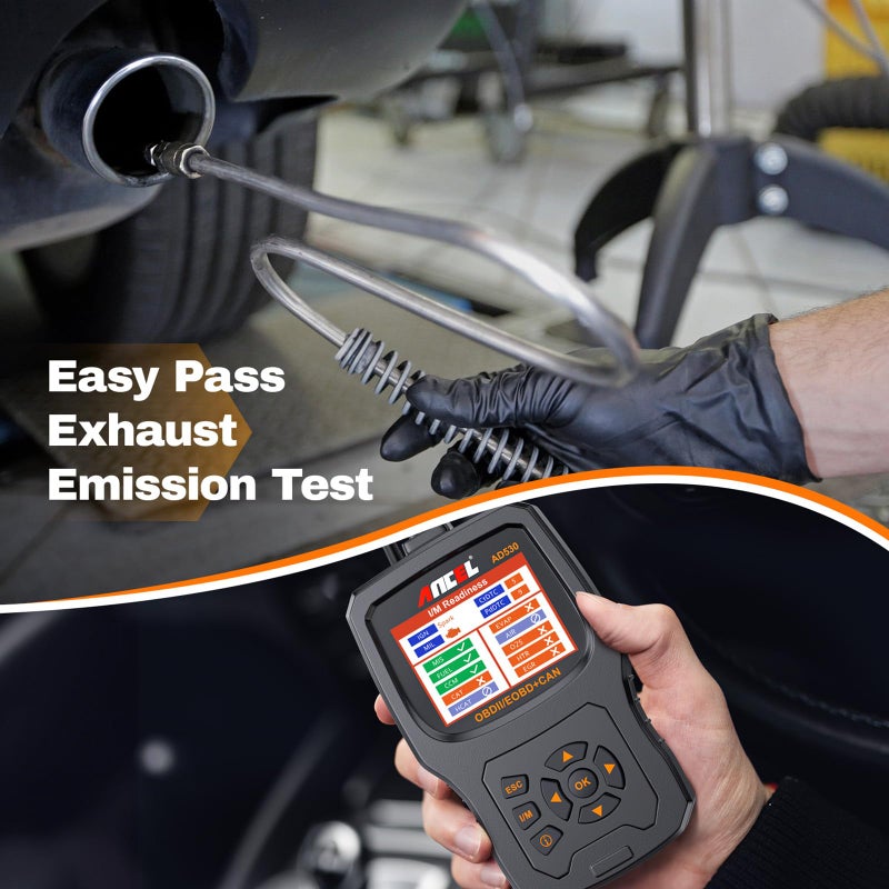 Ancel ANCEL AD530 OBD2 Scanner Diagnostic Tool Universal Check Engine Code Reader with Live Data Car Diagnostic Tool with Upgraded Battery Tester All OBD2 Functions for 1996 Vehicles Upgraded AD310 - Image 2
