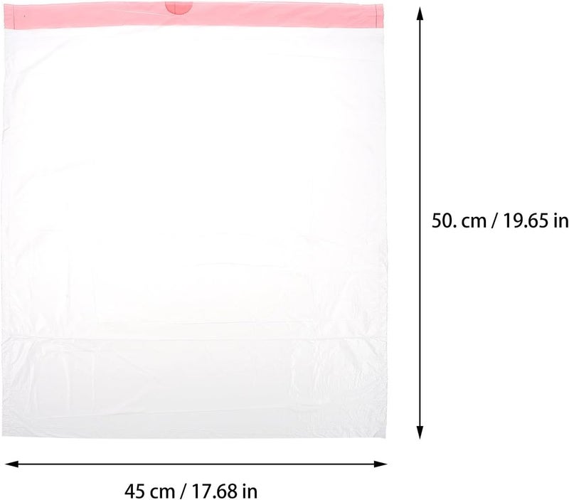Heavy Duty Drawstring Garbage Bags 5pcs Thickened Plastic Trash Bags 45x50cm Leak-resistant for Home and Household Cleaning - Image 2