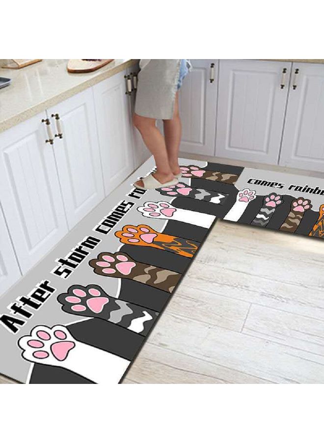 2-Piece Kitchen Floor Mat Multicolour - Image 2
