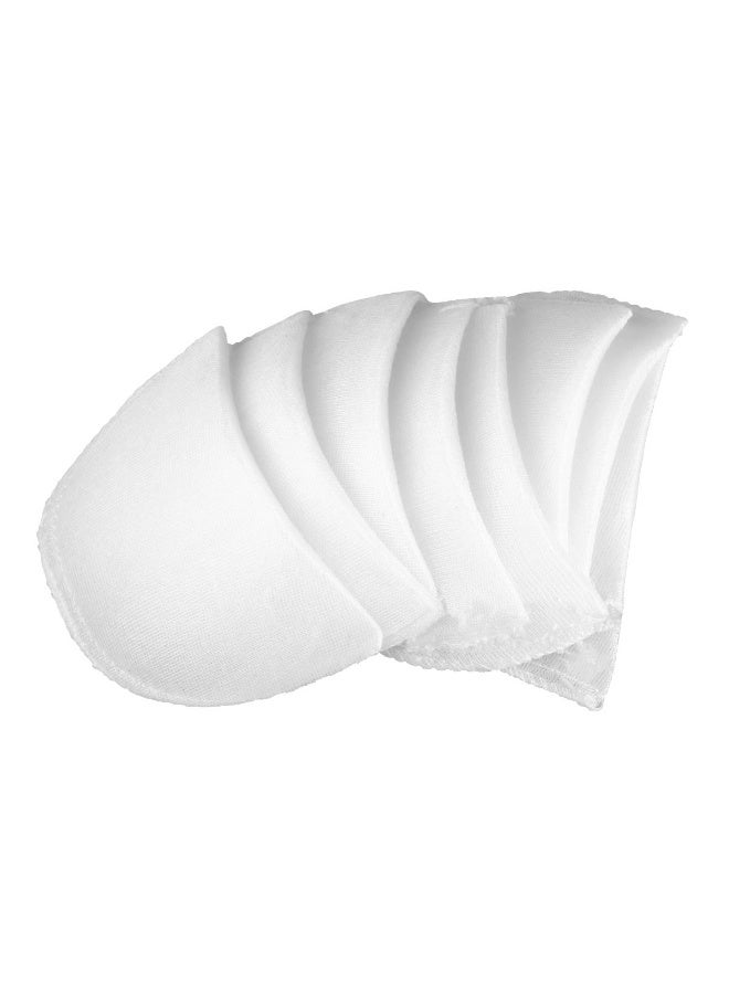 Foam Shoulder Pads Set, Sewing Supplies for Blazer T-Shirt Clothes,5 Pairs（white） - Image 4