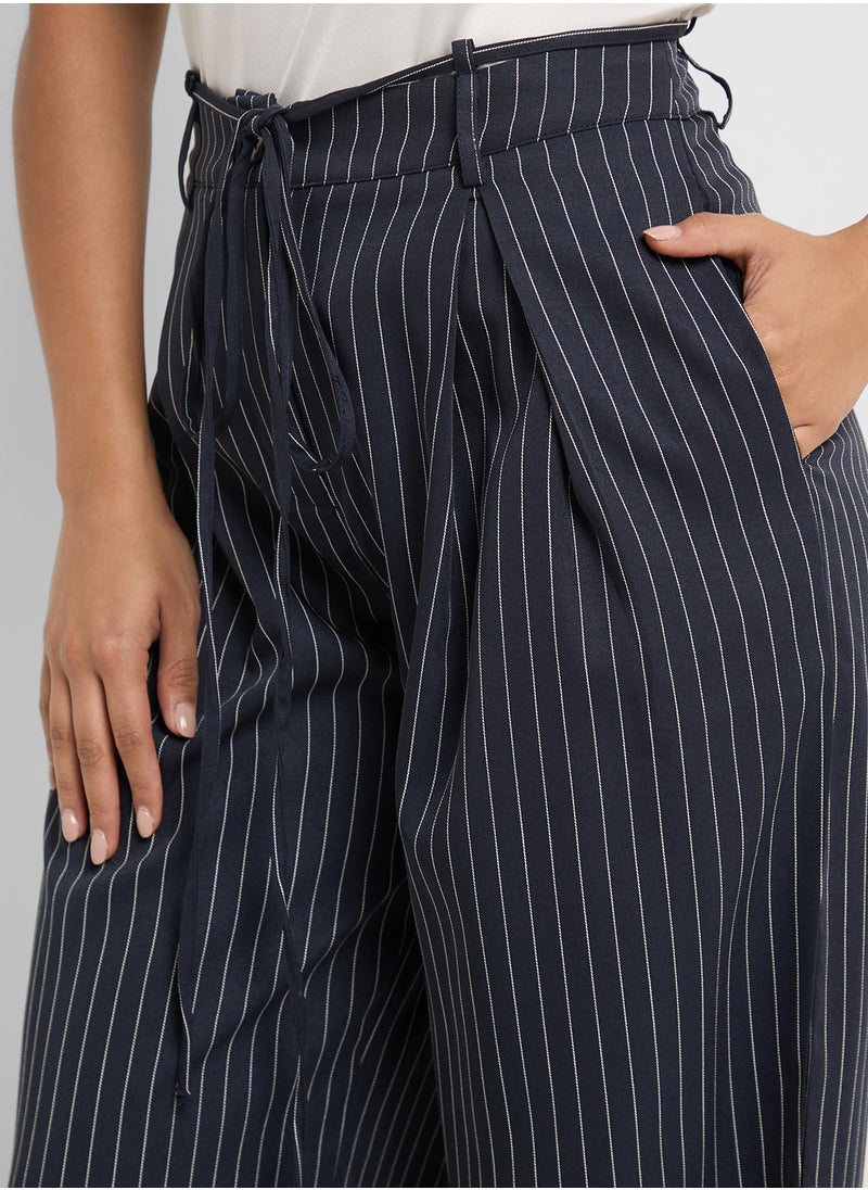 ELLA Pinstriped High Waisted Pants  - Image 3