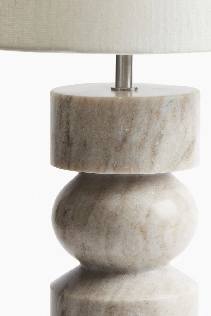 اتش اند ام مصباح طاولة رخامي