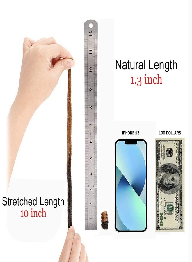 MIMAN 3 Packs 10 Inch Short Curly Crochet Hair Braids for Black Women16MM Bouncy Spiral Curls Crochet Braided Hair Extension for Women DIY Mohawk Afro Braided Hairstyle(Black to Blonde) - Image 3