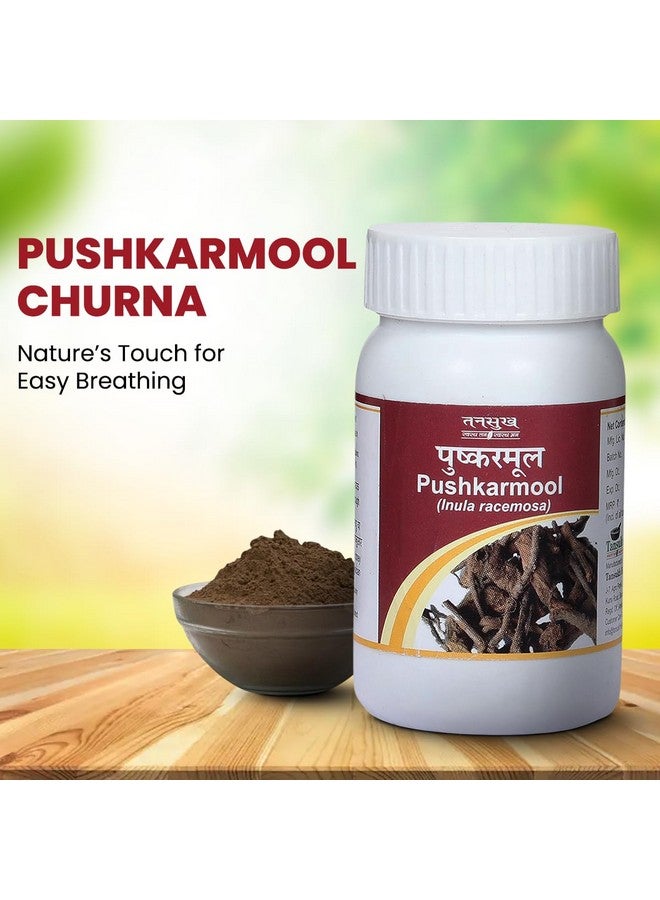 Tansukh Pushkarmool, Pohkarmool, Racemosa Powder Churna Herbal - Pack of 2 (60 Gms X 2 = 120 Gms) - Image 4
