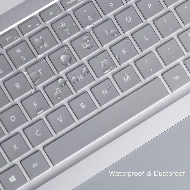 imComor غطاء لوحة مفاتيح فائق الرقة لجهاز Microsoft Surface Laptop 6 و5 مقاس 13.5 بوصة و15 بوصة، وSurface Laptop Studio مقاس 14.4 بوصة - ملحق حماية الجلد، تخطيط أمريكي - Image 4