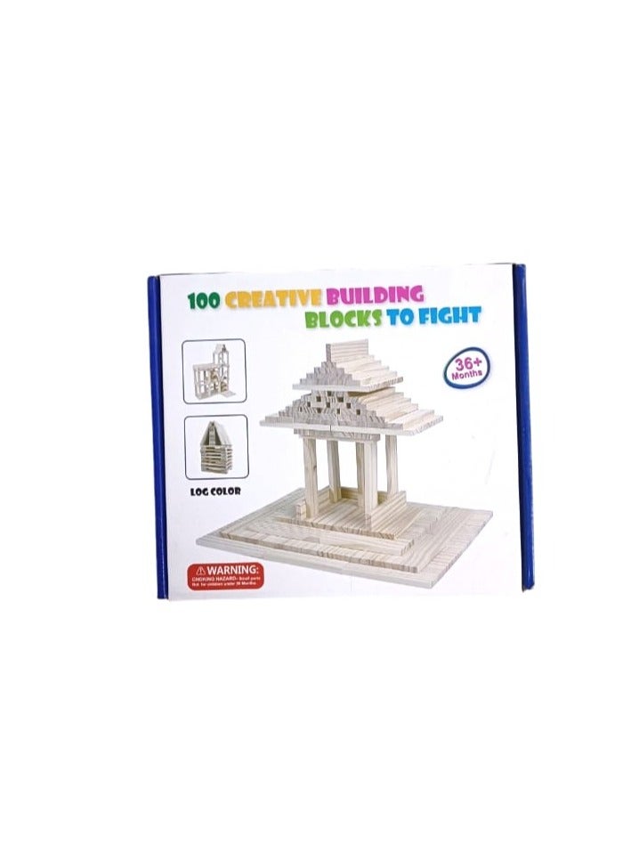 100-piece toy box for children, building towers - Image 1