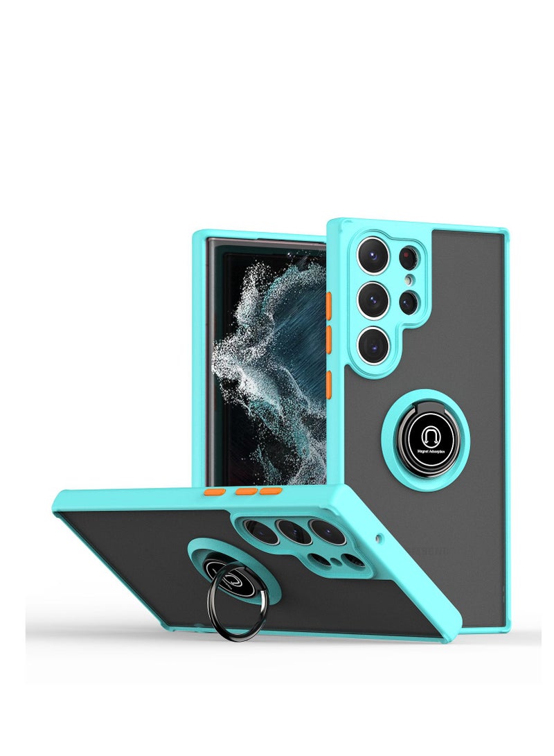 GULFLINK Back Cover Phone Protection Case for Samsung S23 Ultra Blue - Image 1