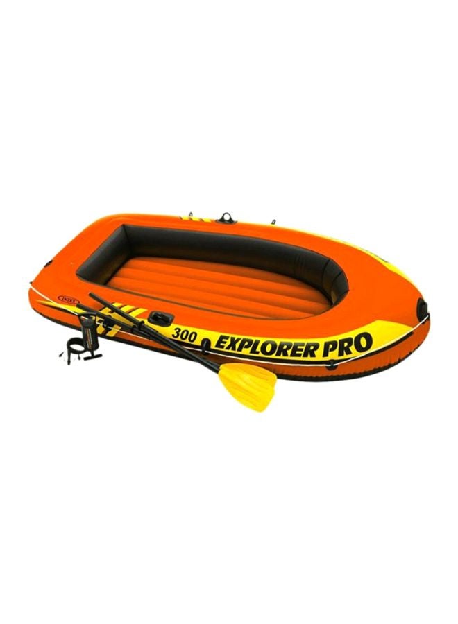 INTEX 4-Piece Explorer Pro 300 Boat Set - Image 1