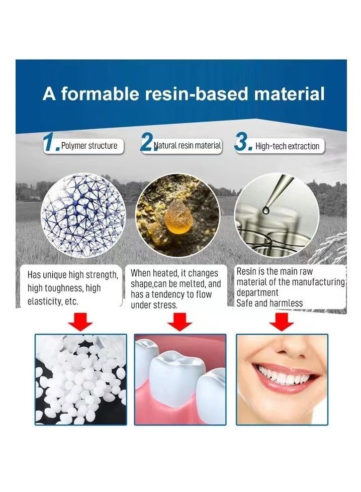 Generic Vampire Teeth Solid Glue Fangs Party Prop  Non-Toxic Material 10g  - Image 3