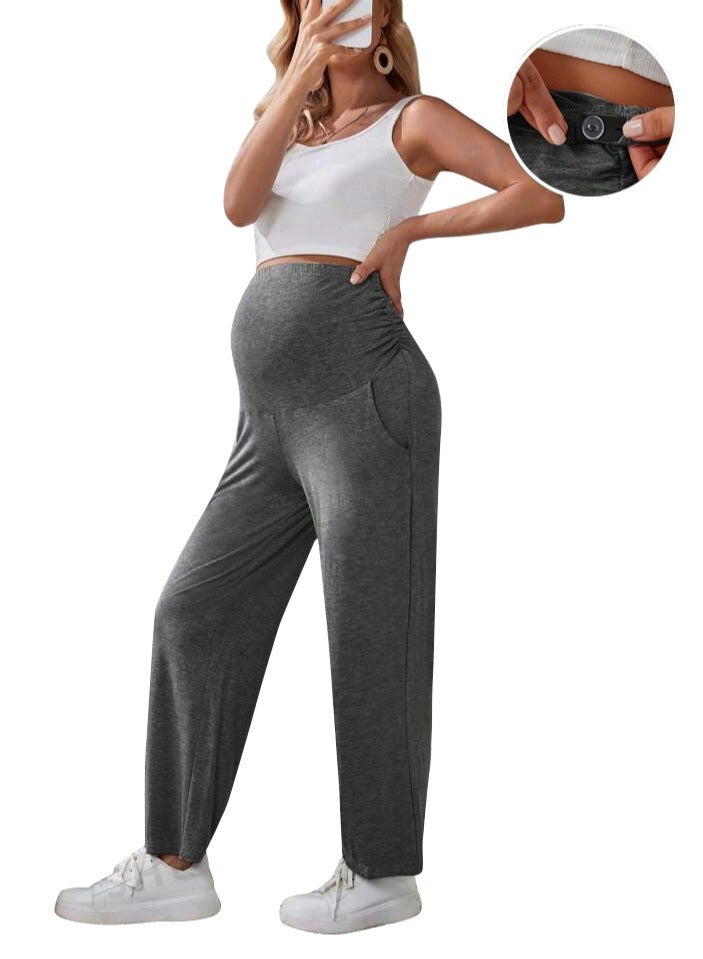 RedMapleTEK Maternity Leggings，Workout Activewear Yoga Pregnancy Pants over the Belly Buttery Soft - Image 1